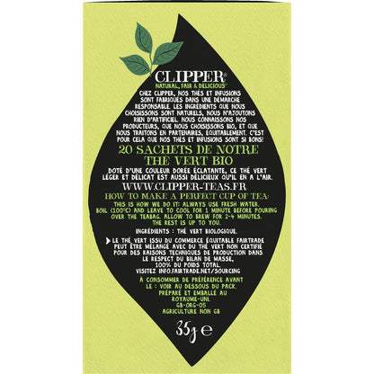 Thé Bio Vert CLIPPER