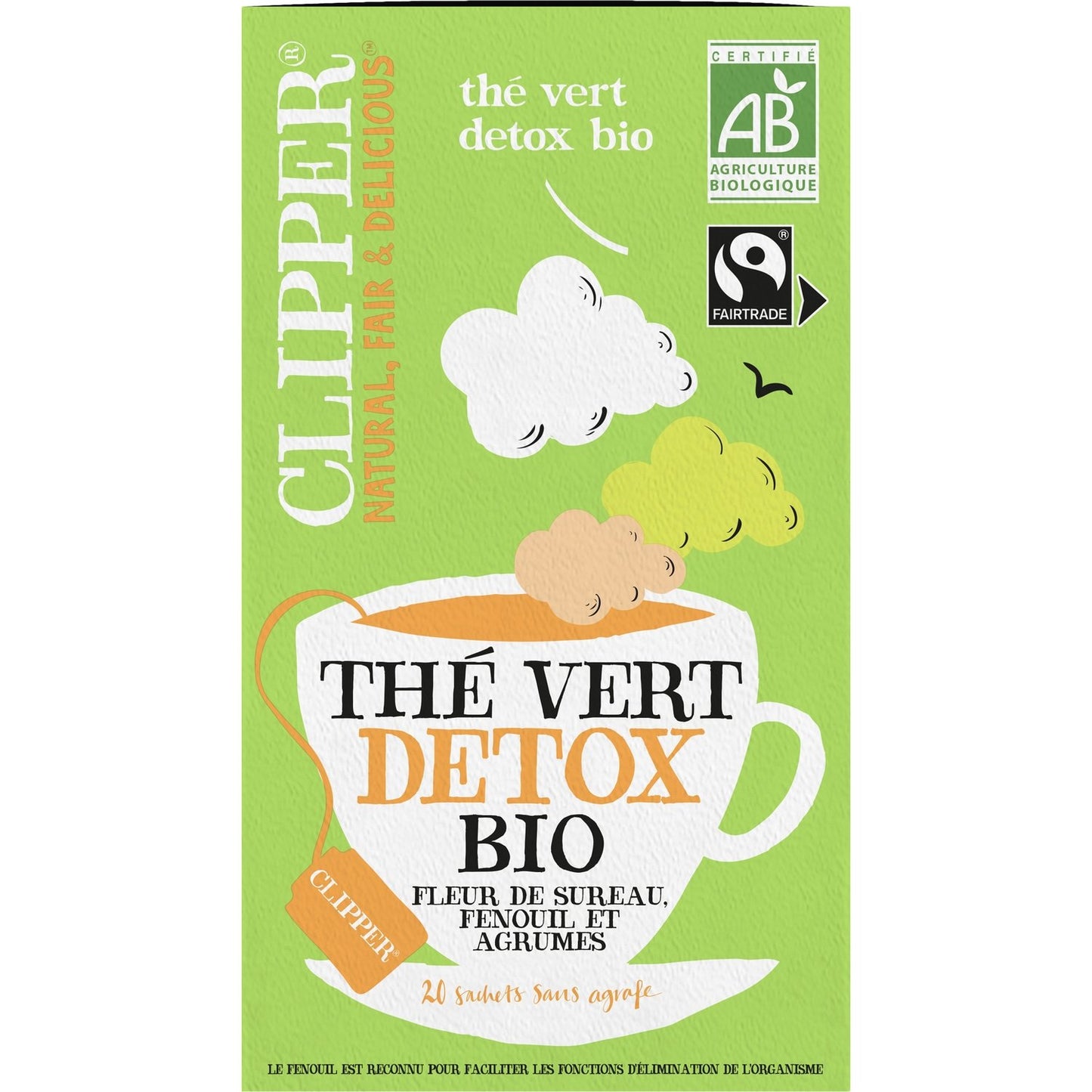 Thé Bio Vert Detox CLIPPER