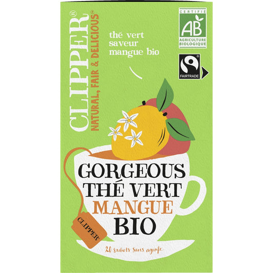 Thé Vert Mangue Bio CLIPPER 