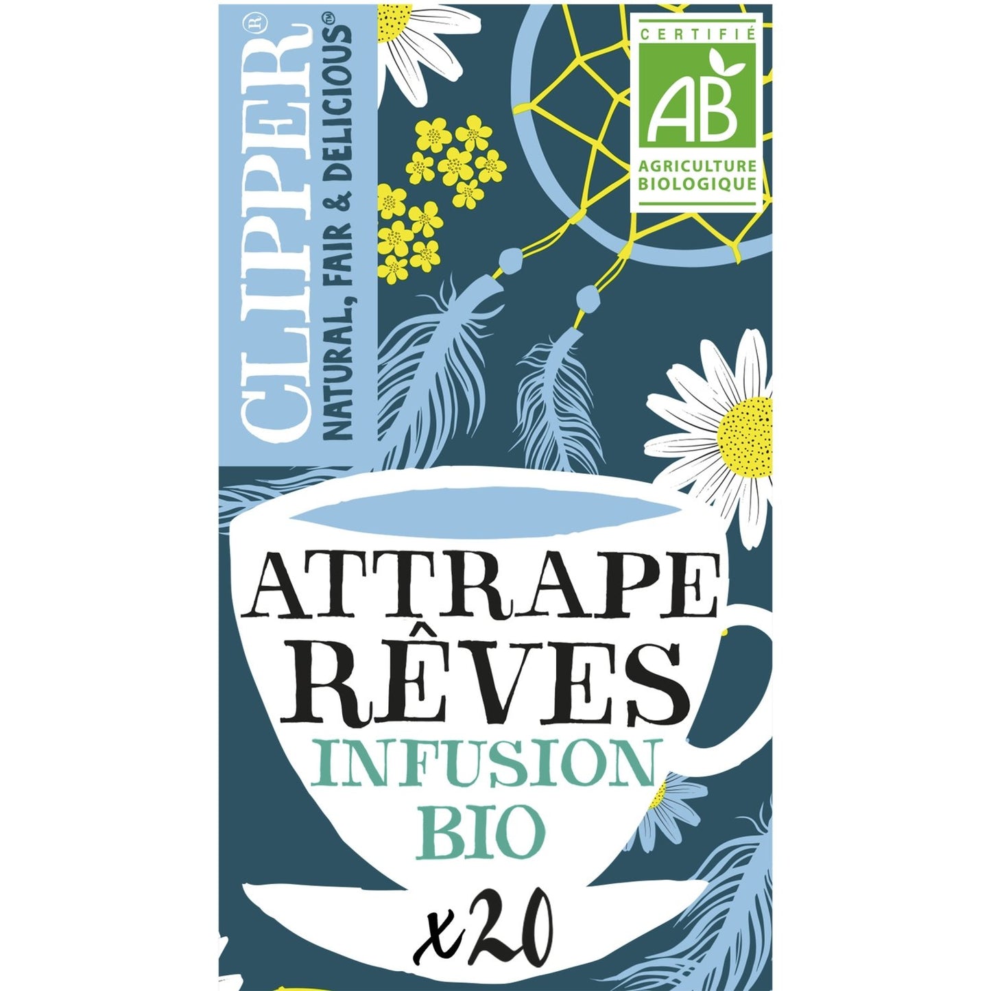 Infusion Bio Camomille, Cannelle Saveur Orange CLIPPER