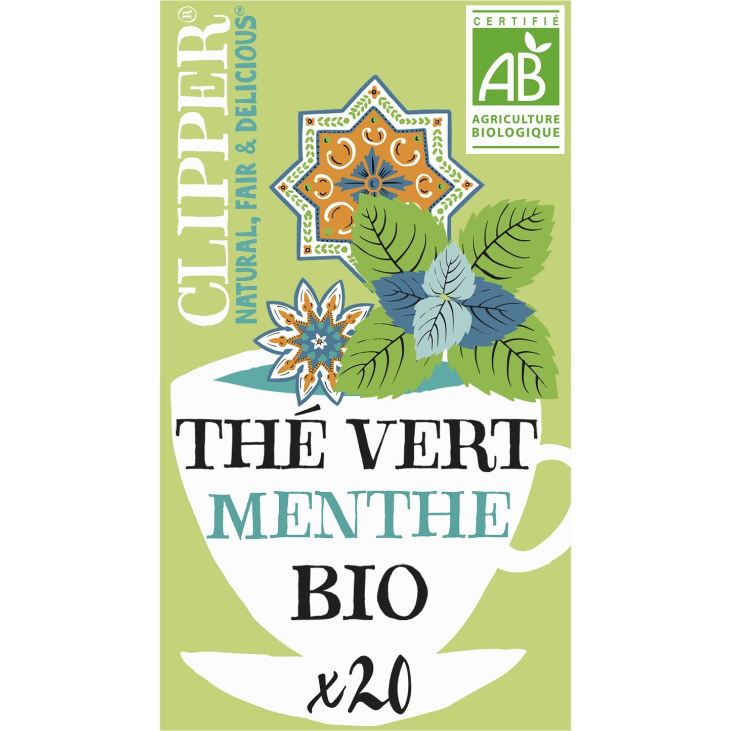 Thé Vert Menthe Bio CLIPPER 