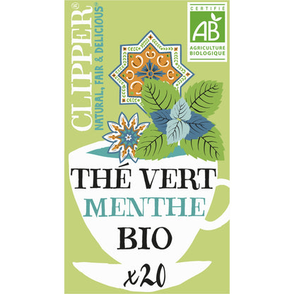 Thé Vert Menthe Bio CLIPPER 