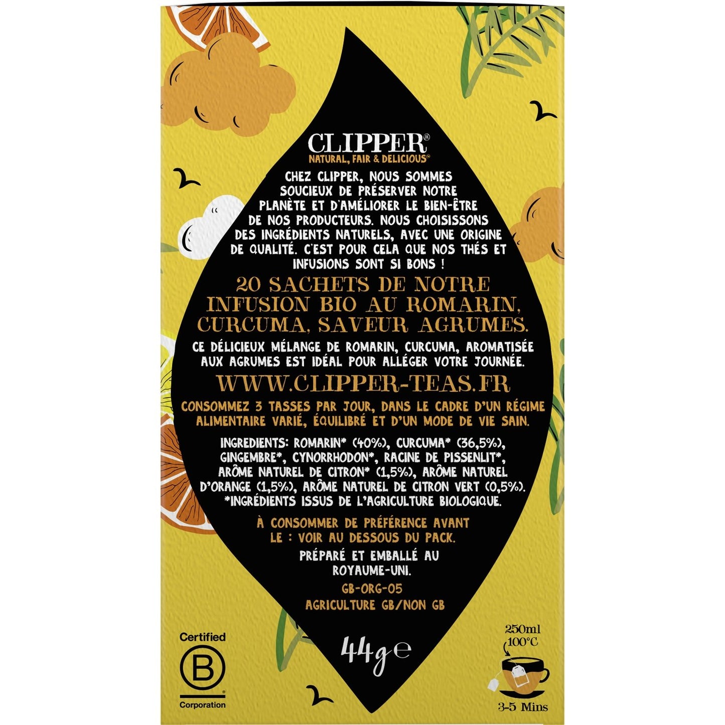 Infusion Bio Curcuma CLIPPER