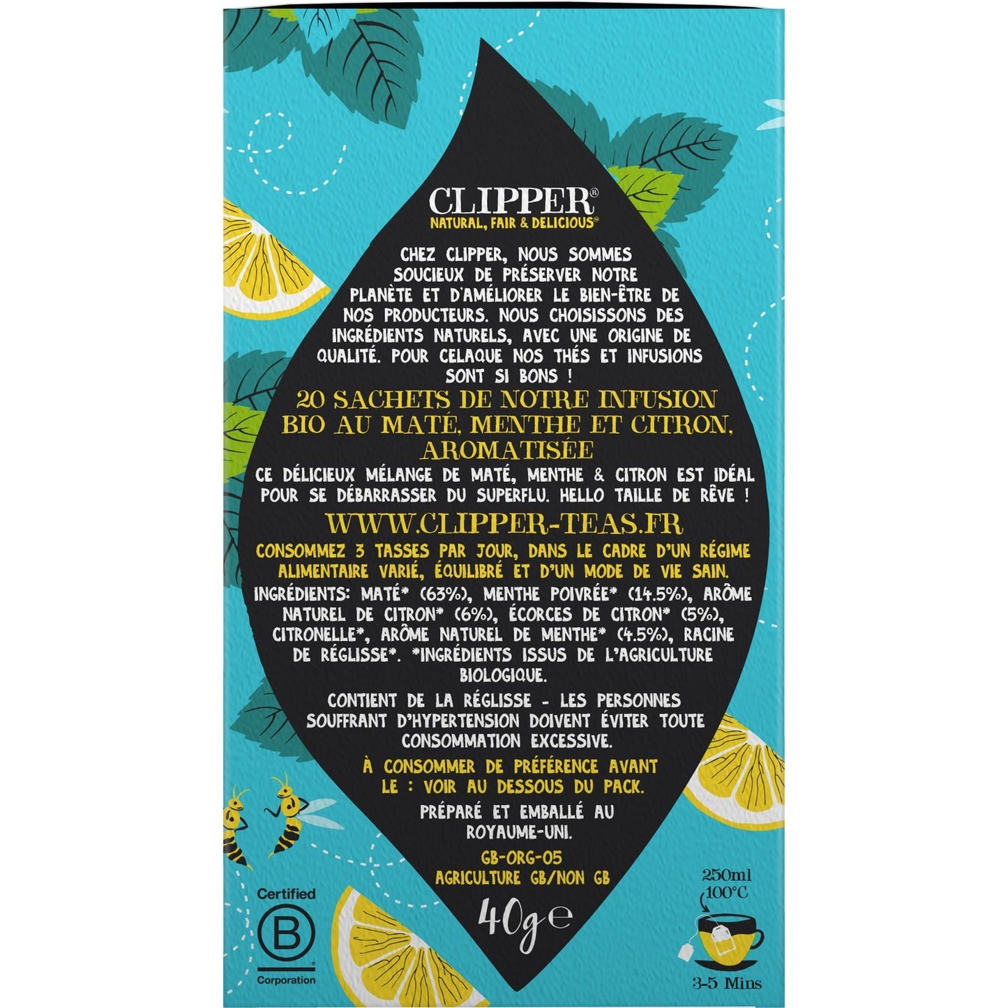 Infusion Bio Taille de Rêve CLIPPER