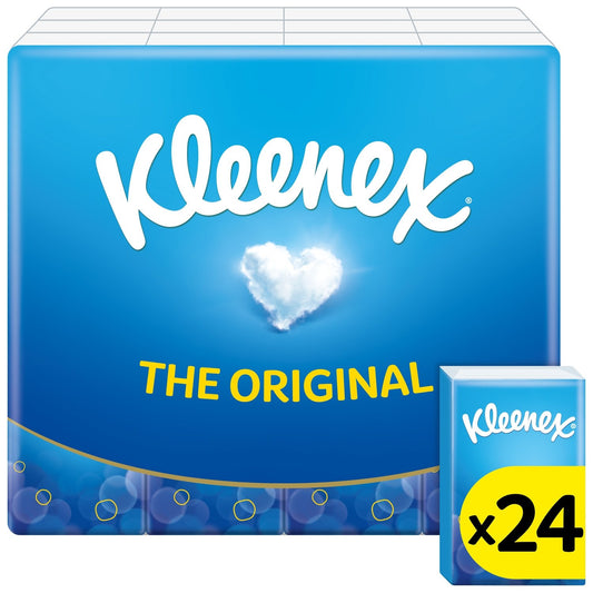Mouchoirs Doux et Resistant Recyclable KLEENEX le paquet de 24 étuis