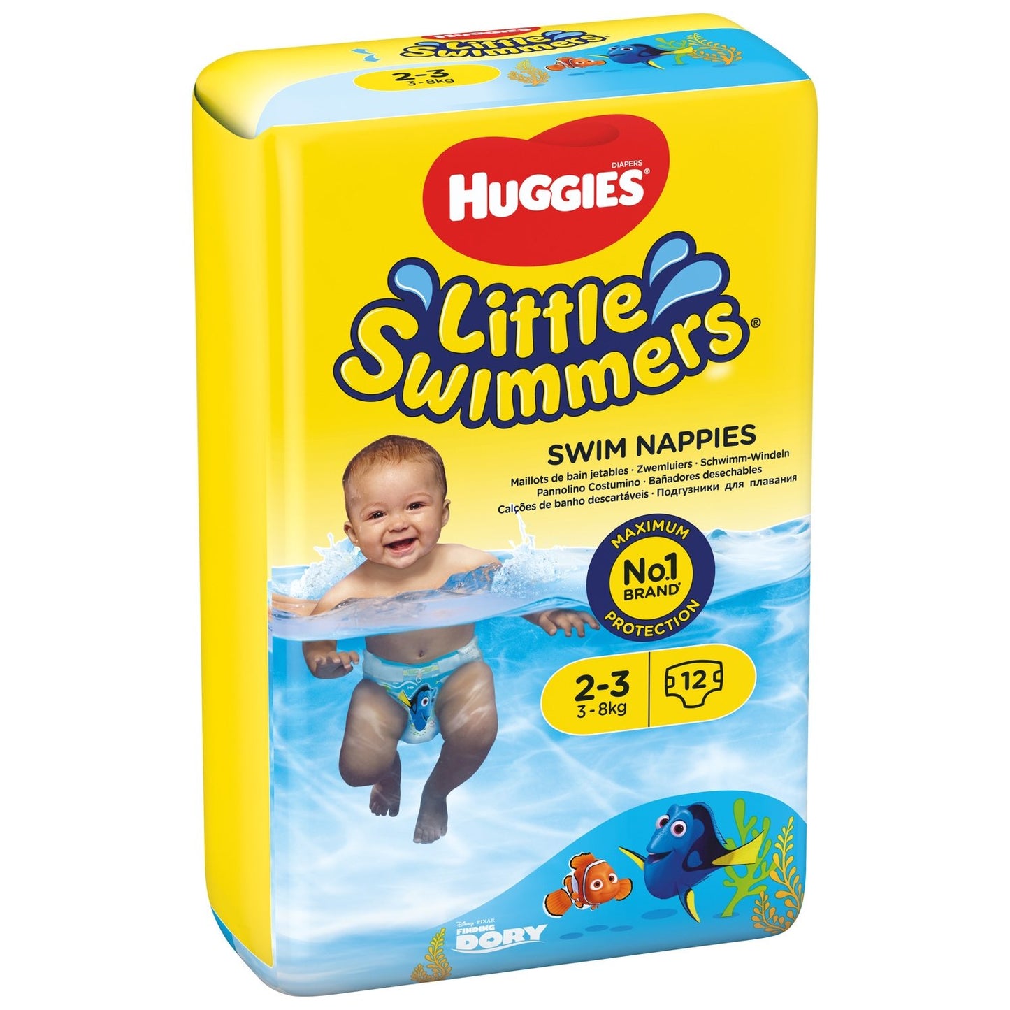 Couches-Culottes Taille 2-3 3-8kg Bain Little Swimmers HUGGIES