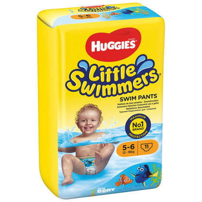 Couches-Culottes Taille 5-6 12-18kg Bain Little Swimmers HUGGIES