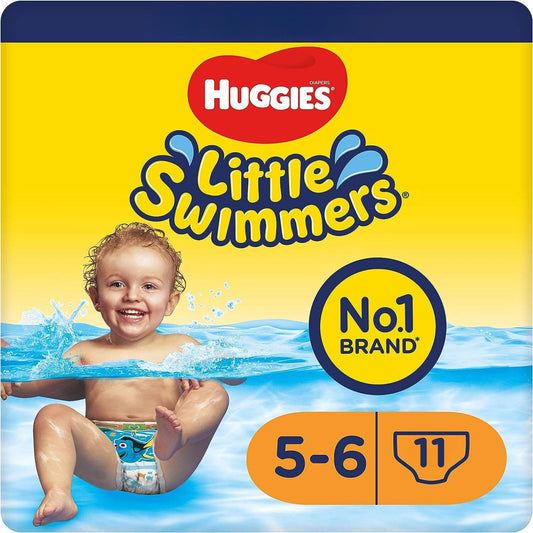 Couches-Culottes Taille 5-6 12-18kg Bain Little Swimmers HUGGIES le paquet de 11 culottes