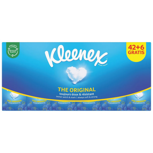 Mouchoirs Doux et Resistant KLEENEX les 48 étuis