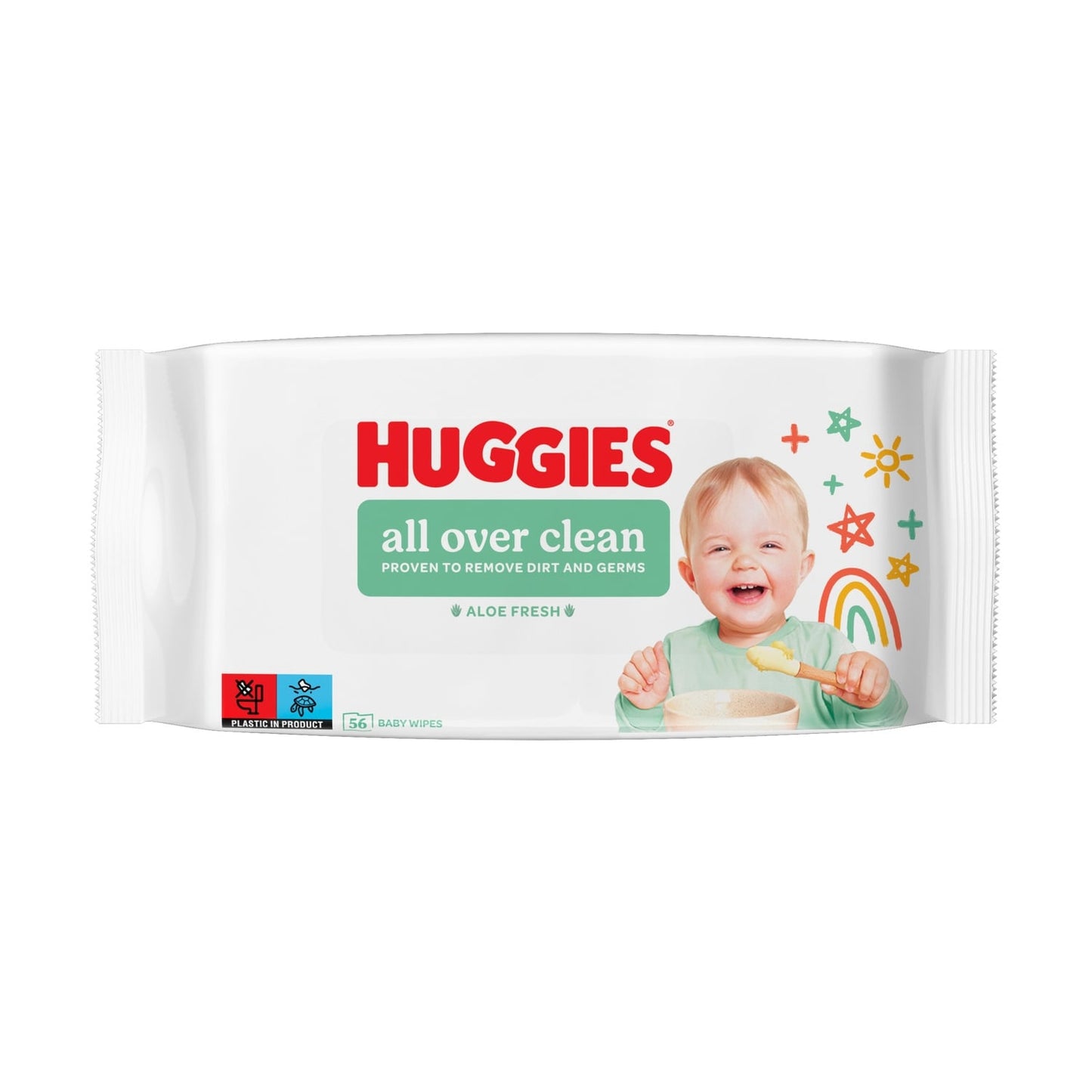Lingettes bébé All Over Clean HUGGIES 