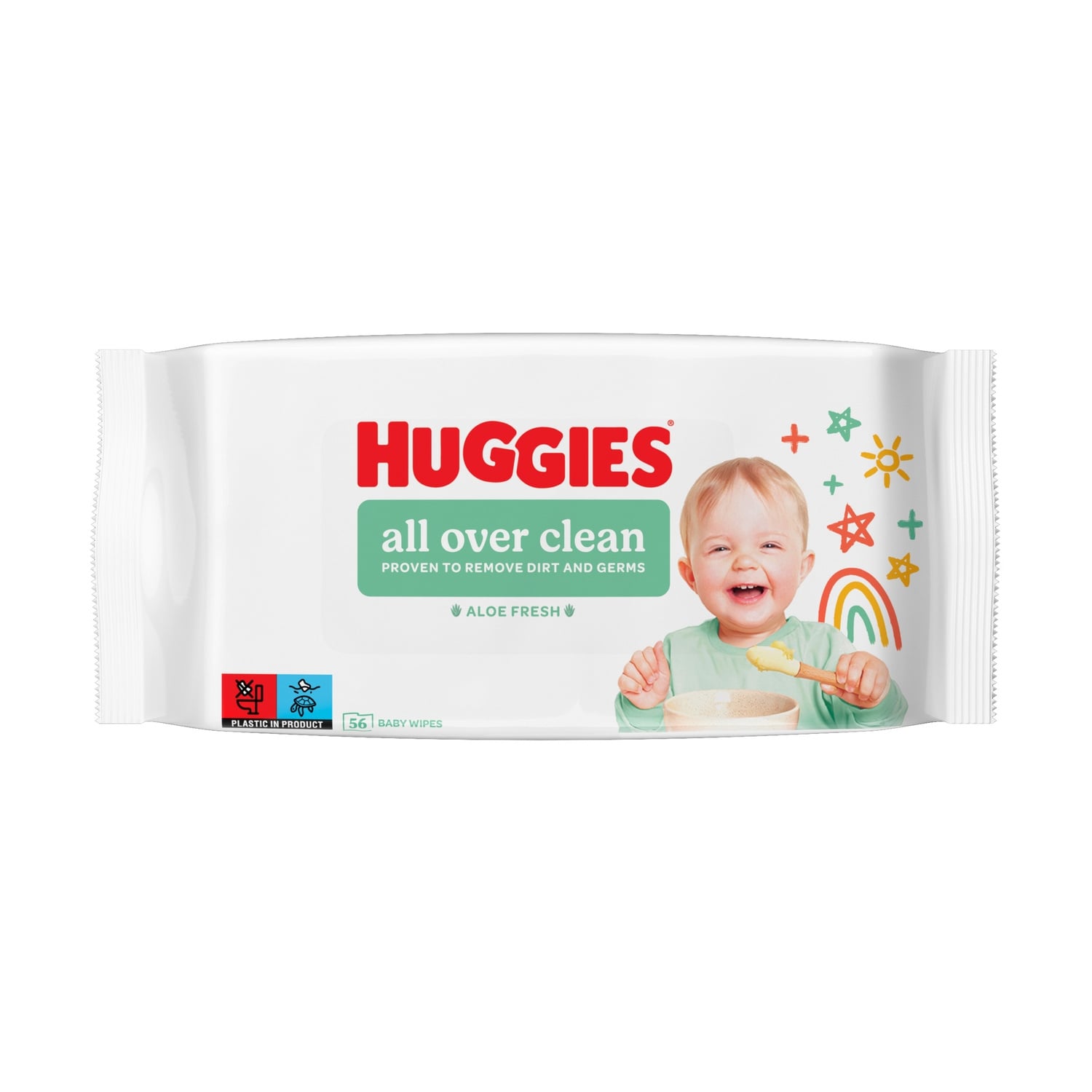 Lingettes bébé All Over Clean HUGGIES 
