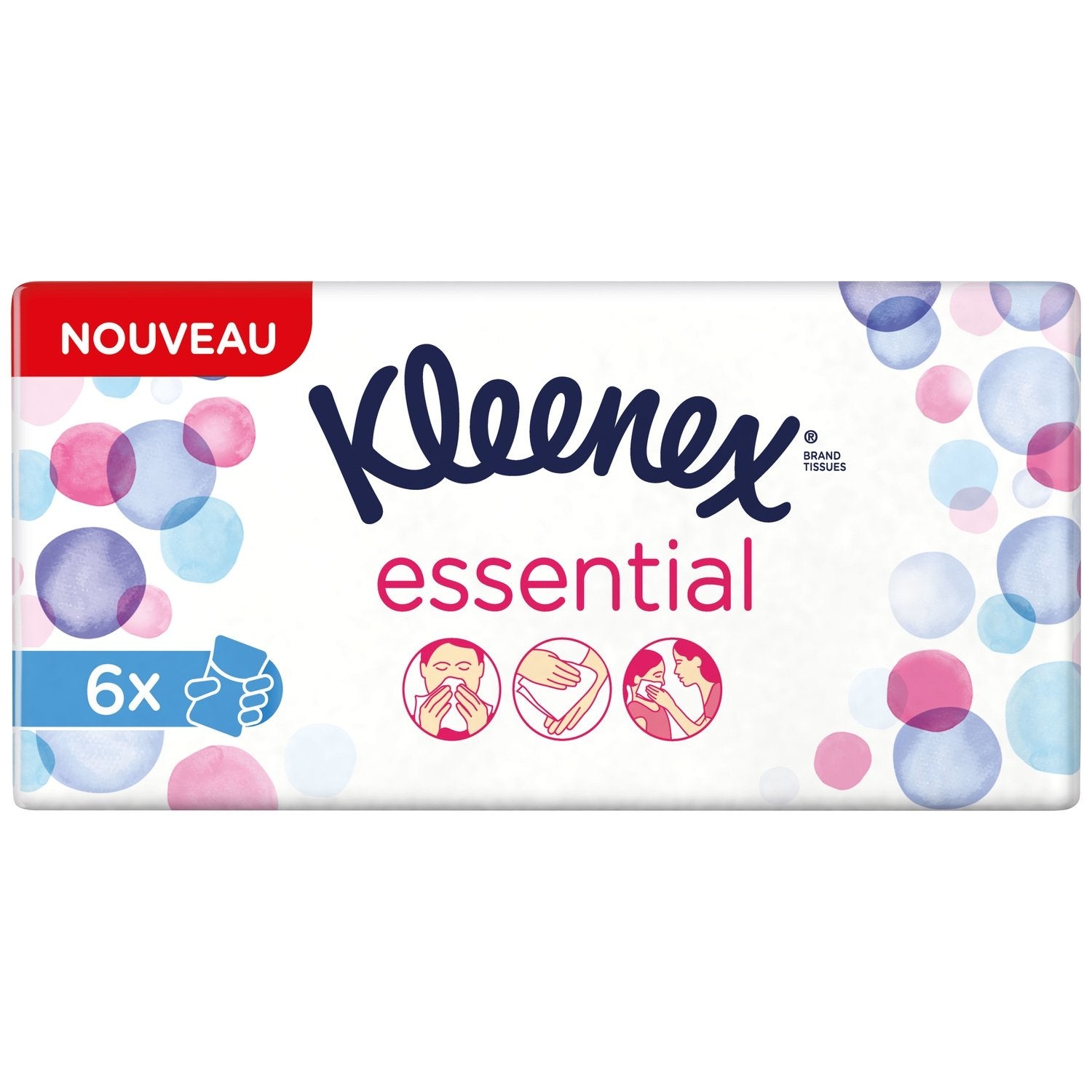 Mouchoirs Multi Usage FSC KLEENEX le paquet de 6 étuis