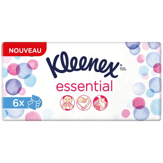 Mouchoirs Multi Usage FSC KLEENEX le paquet de 6 étuis