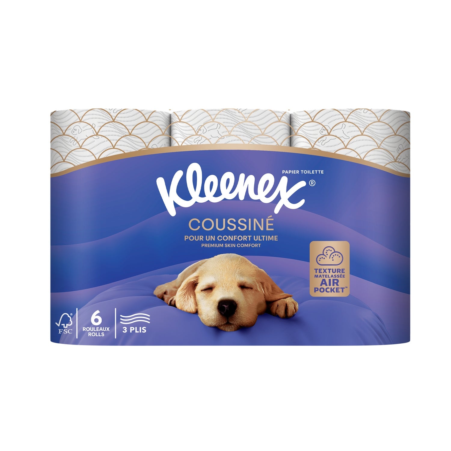 Papier Toilette Confort Air Pocket™ FSC KLEENEX 
