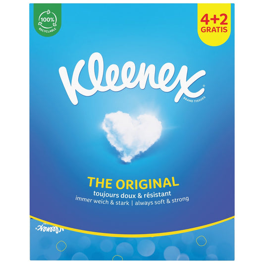 Mouchoirs Doux et Resistant KLEENEX le lot de 4+2