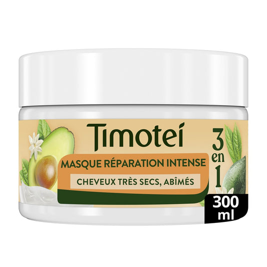 Masque pour Cheveux Réparation Intense TIMOTEI le pot de 300ml