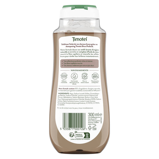 TIMOTEI Deep Brown Shampoo