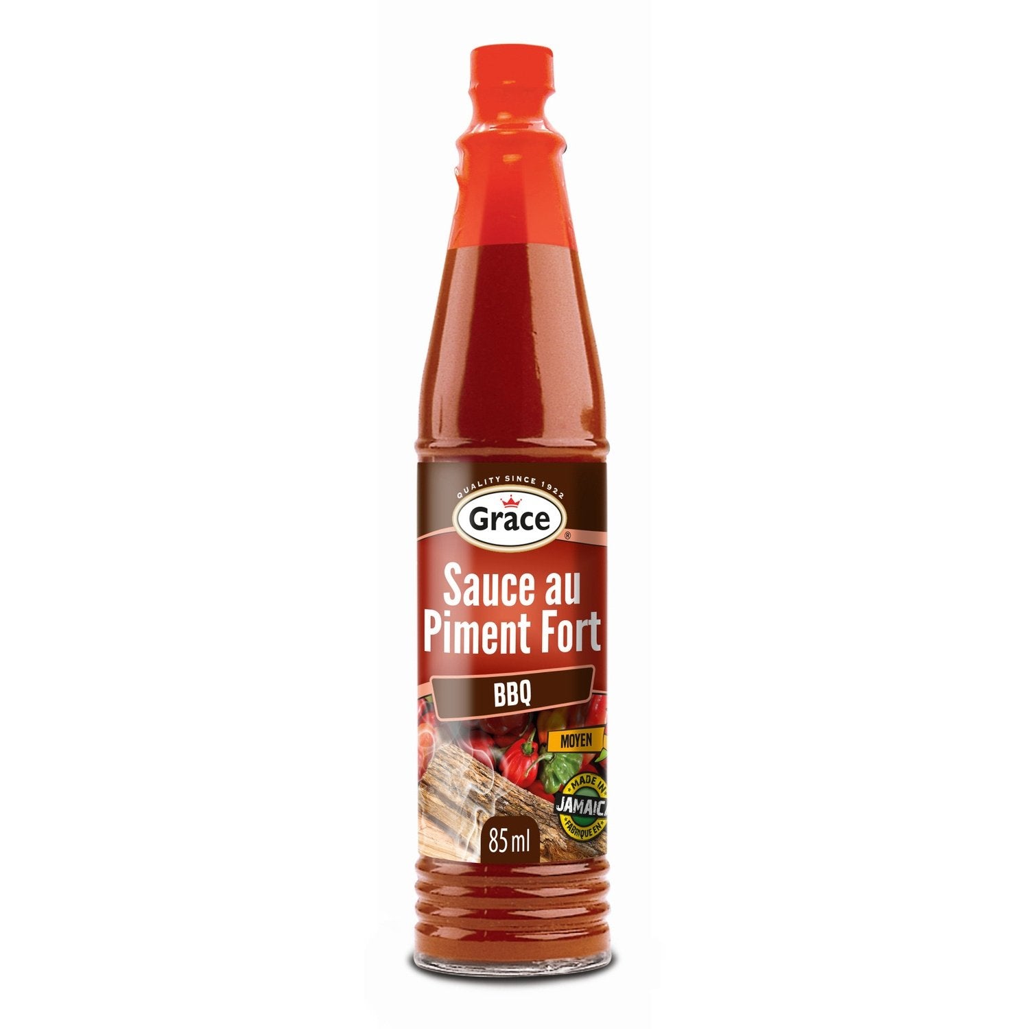 Sauce au Piment Fort et Barbecue GRACE la bouteille de 85mL