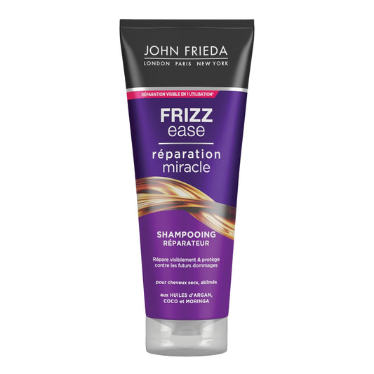 Shampoing Réparateur pour Cheveux Secs Abîmés aux Huiles d'Argan Coco et Moringa JOHN FRIEDA le tube de 250 ml