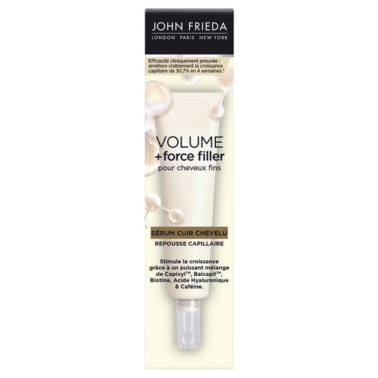 Sérum Cuir Chevelu Repousse Capillaire Volume + Force Filler JOHN FRIEDA le tube de 50ml
