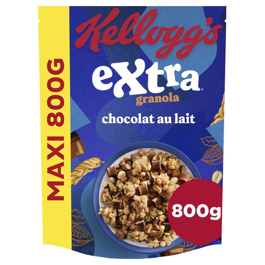 Céréales Extra Pépites Chocolat au Lait KELLOGG'S le sachet de 800g
