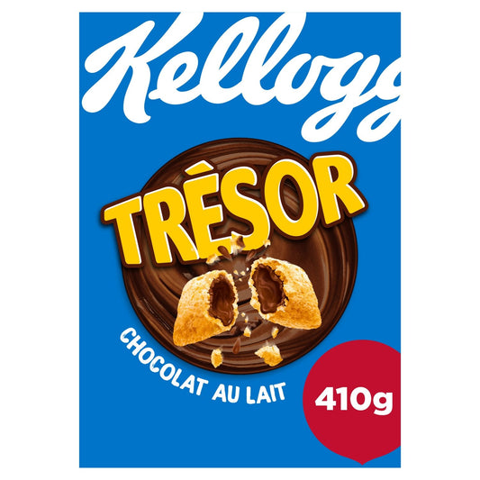 Céréales Trésor Chocolat au Lait KELLOGG'S le paquet de 410g