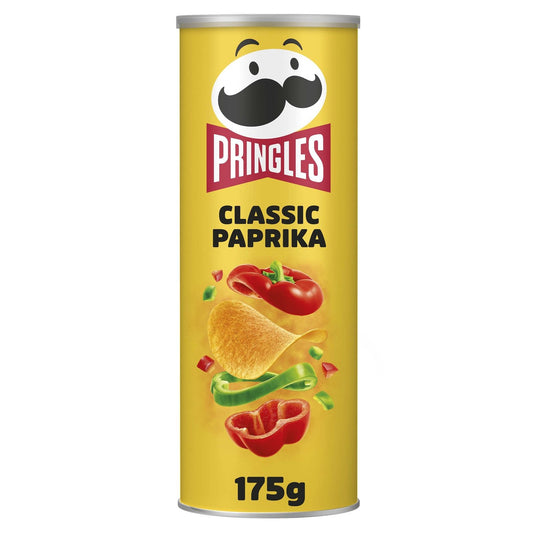 Chips Tuiles Paprika PRINGLES la boîte de 175g