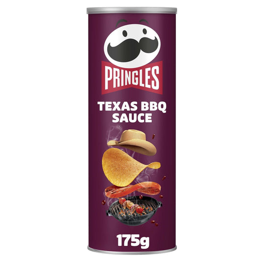Chips Tuiles Barbecue Texas PRINGLES la boîte de 175g