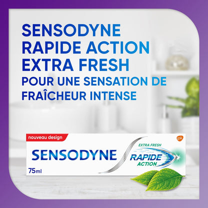 Dentifrice Rapid Action Blancheur SENSODYNE