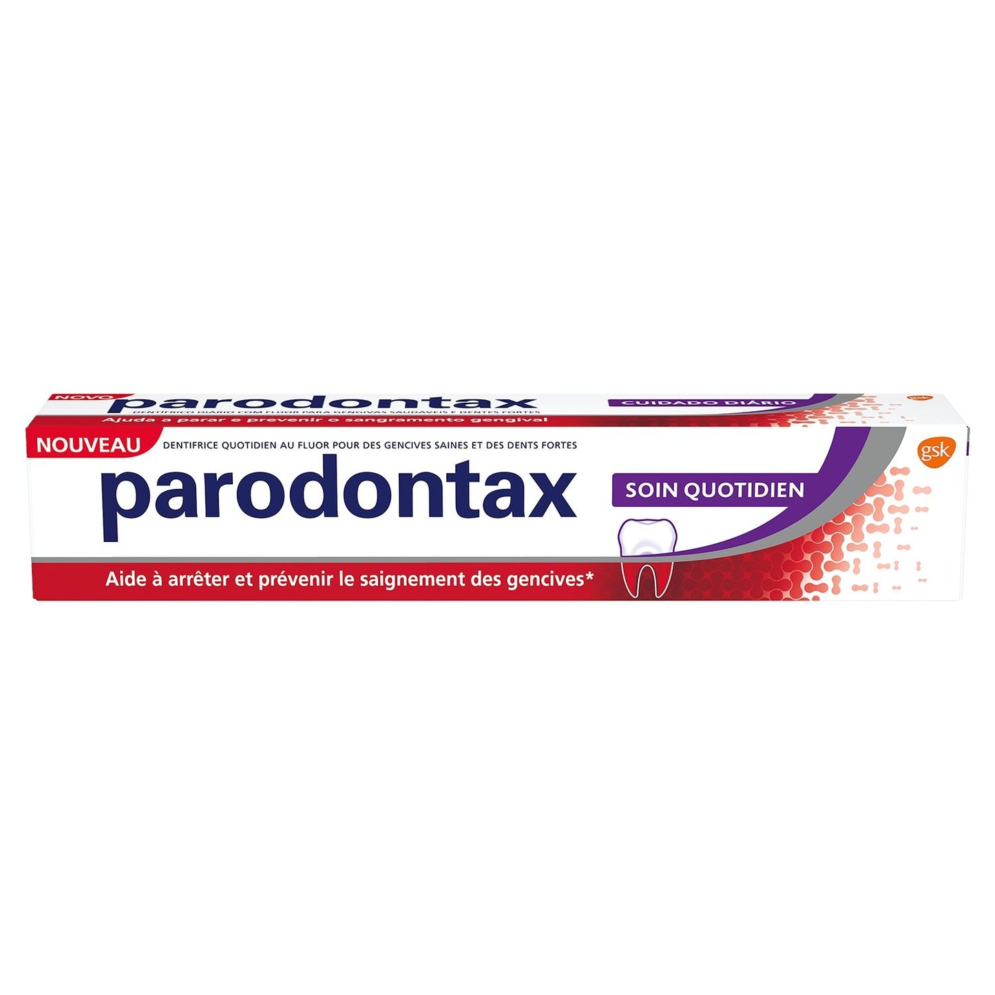 Dentifrice Soin Quotidien PARODONTAX le tube de 75mL