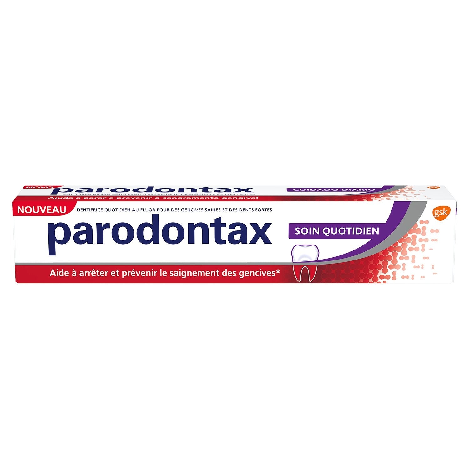 Dentifrice Soin Quotidien PARODONTAX le tube de 75mL