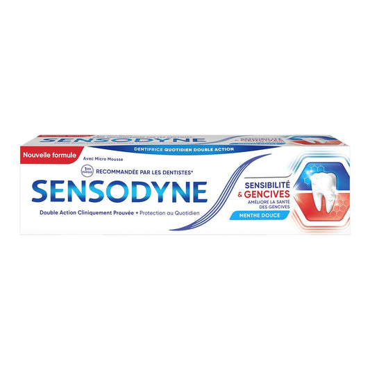 Dentifrice Sensibilité et Gencives SENSODYNE le tube de 75mL