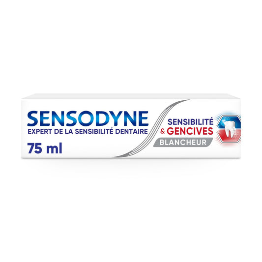 Dentifrice Sensibilité Gencives Blancheur SENSODYNE le tube de 75mL