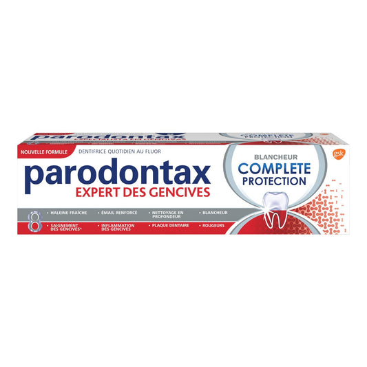 Dentifrice Protection Blancheur PARODONTAX le tube de 75mL