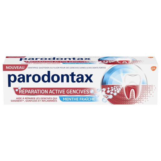 Dentifrice Réparation Active Gencives Menthe Fraiche PARODONTAX le tube de 75mL