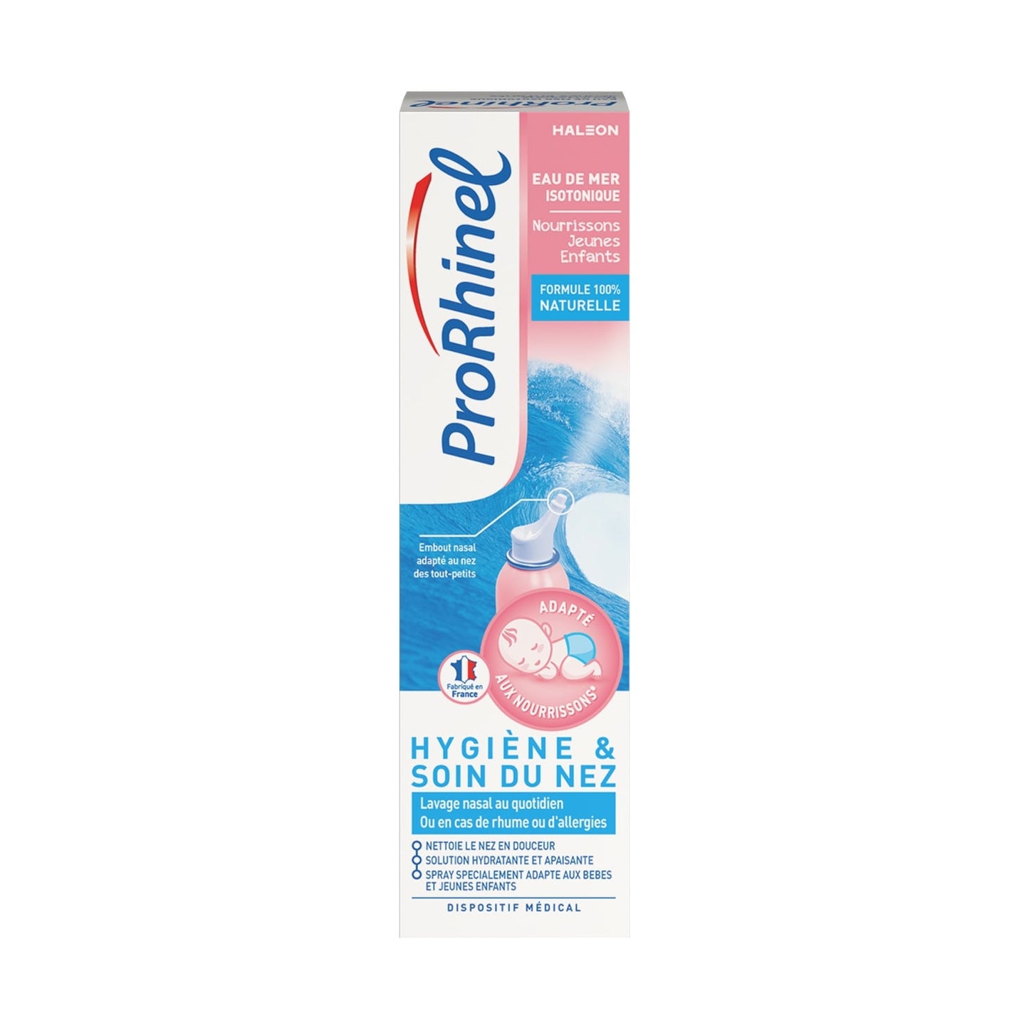 Sérum physiologique bébé A L'Eau de Mer Nourrisson et Enfant PRORHINEL 