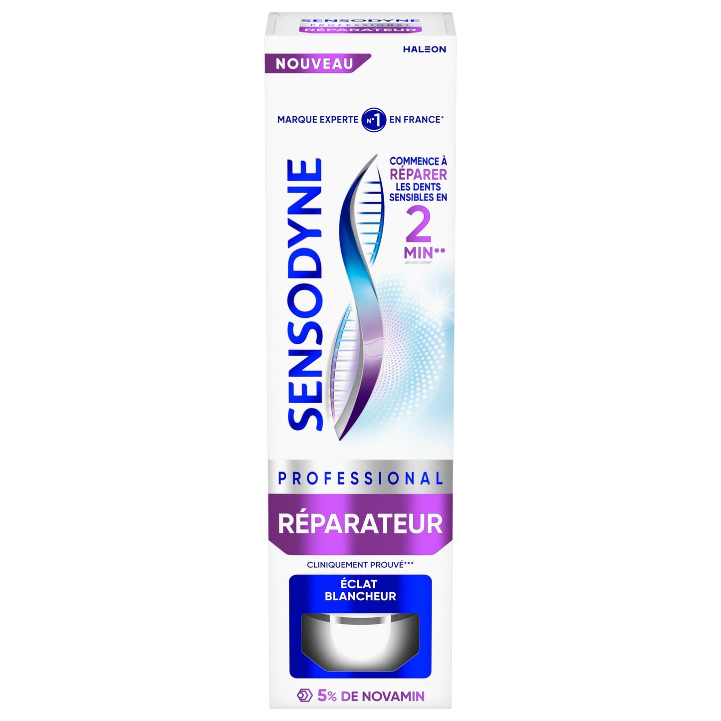Dentifrice Professional Réparateur Eclat Blancheur SENSODYNE 
