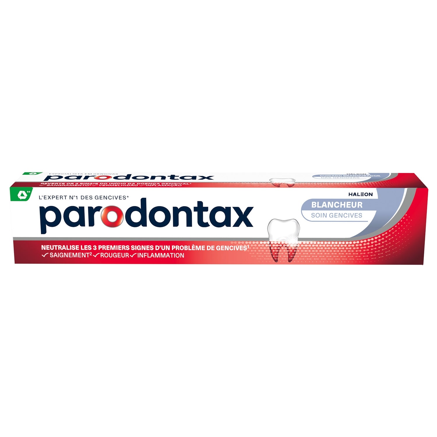 Dentifrice Blancheur Soin Gencives PARODONTAX 