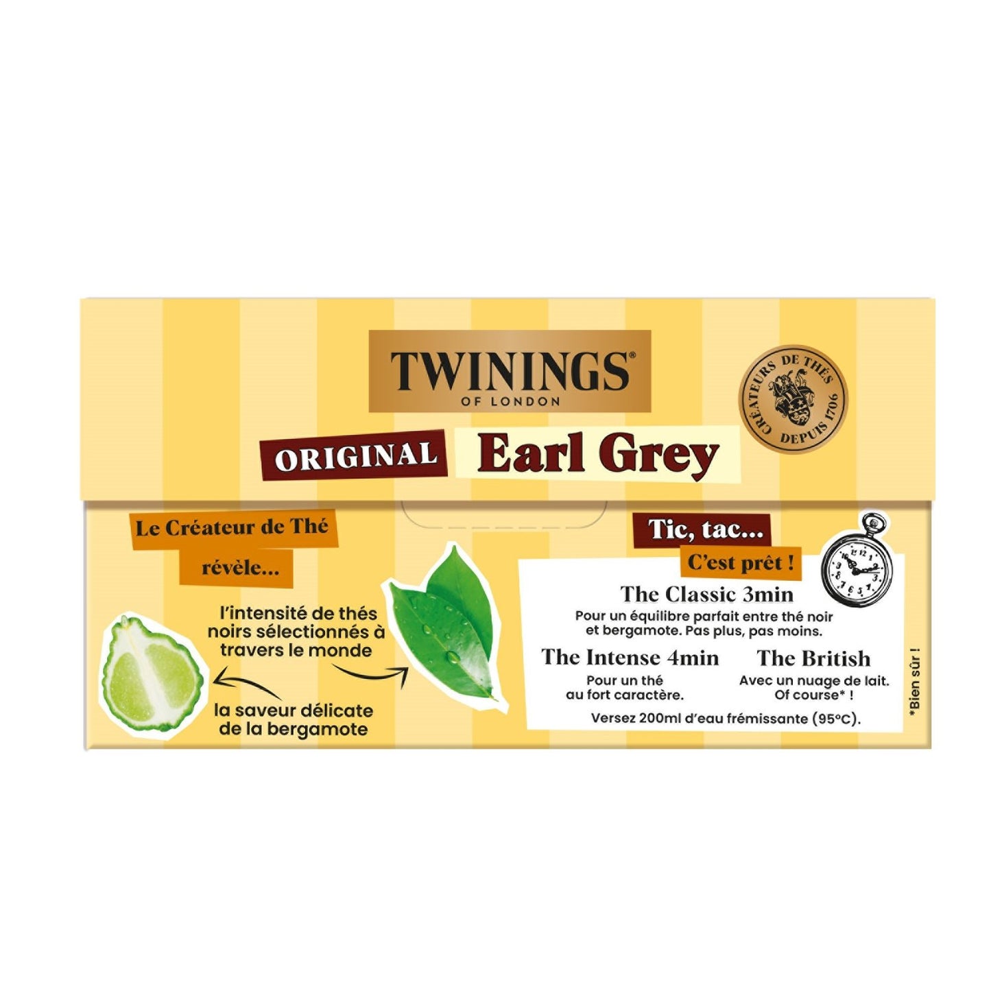 Thé Noir Earl Grey TWININGS