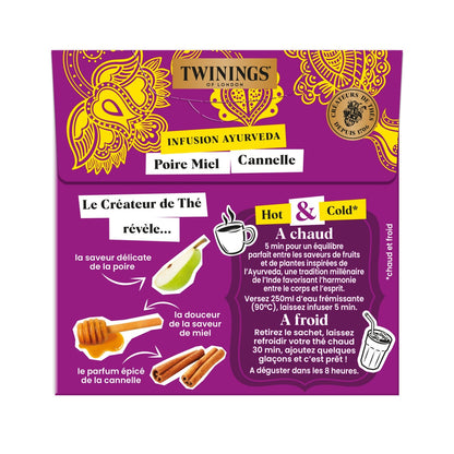Ayurveda Pear Honey Cinnamon Infusion TWININGS