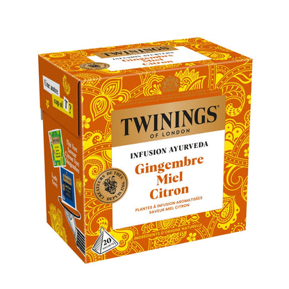 Infusion Gingembre Miel Citron Ayurveda TWININGS