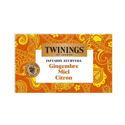 Infusion Gingembre Miel Citron Ayurveda TWININGS