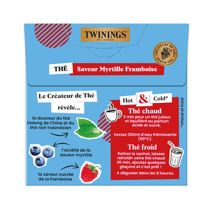 Thé Myrtille Framboise TWININGS