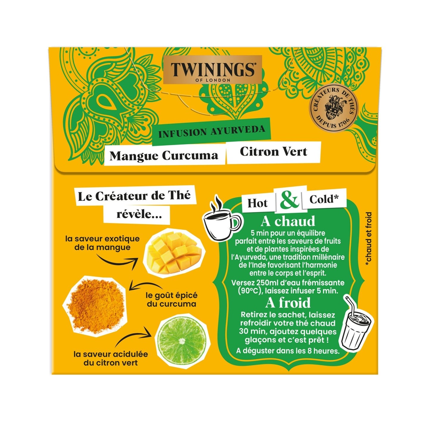Ayurveda Infusion Mango Turmeric Lime TWININGS