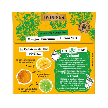 Ayurveda Infusion Mango Turmeric Lime TWININGS