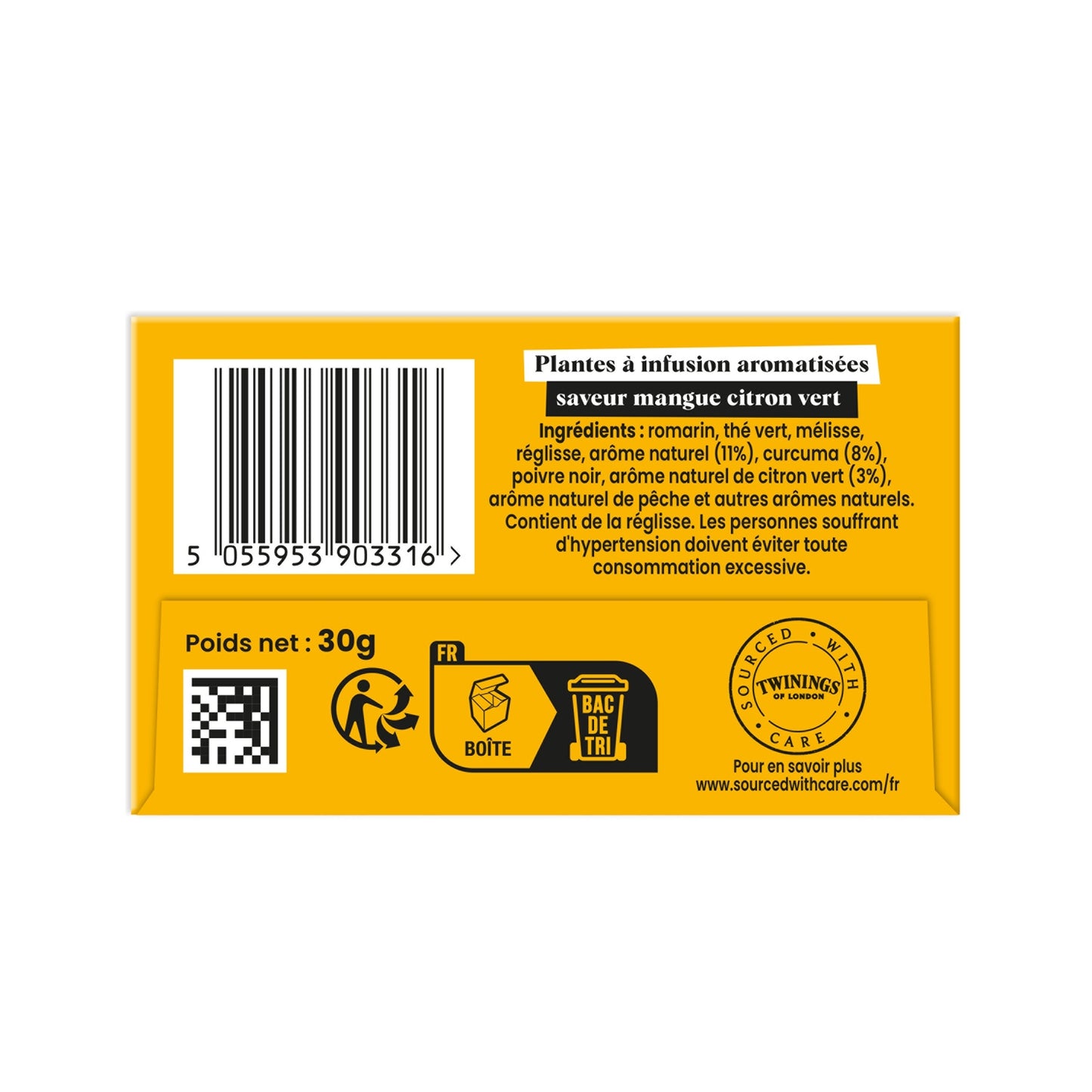 Ayurveda Infusion Mango Turmeric Lime TWININGS