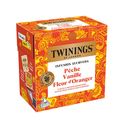 Infusion Fleur d'Oranger Pêche Vanille TWININGS 