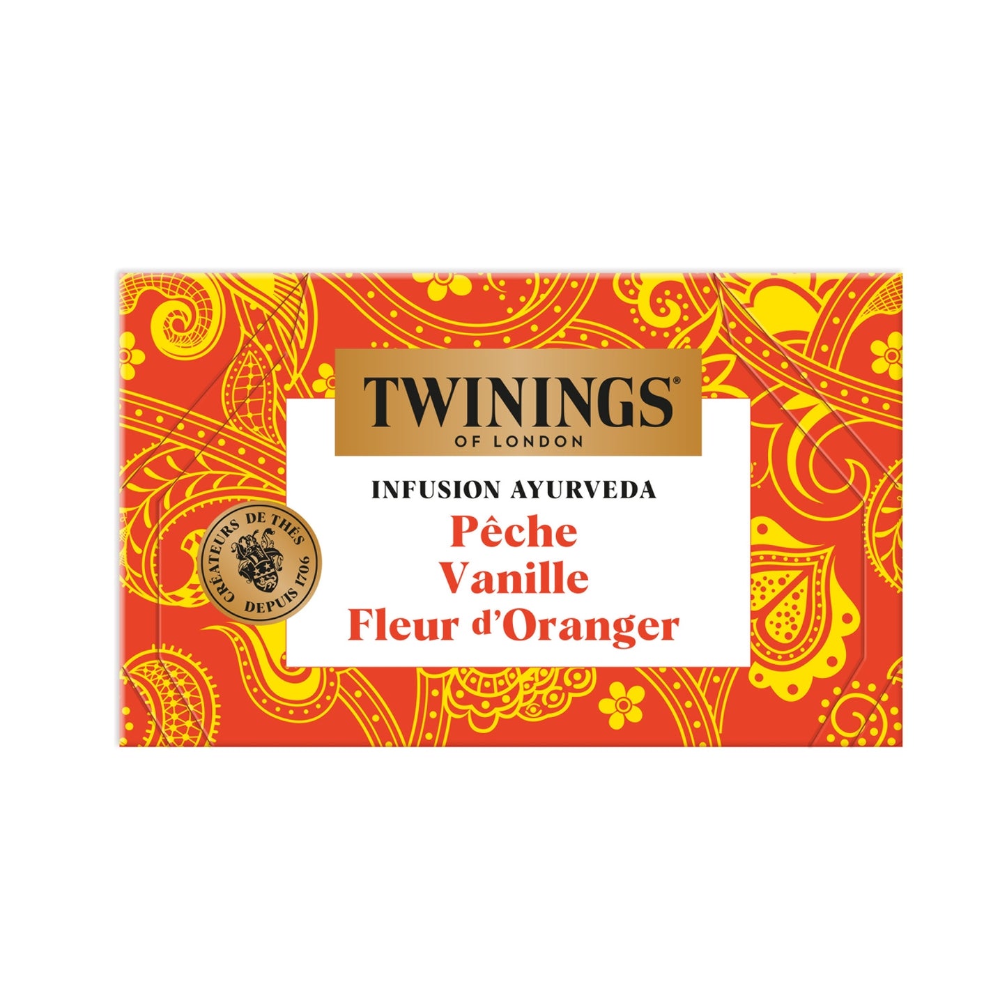 Infusion Fleur d'Oranger Pêche Vanille TWININGS 