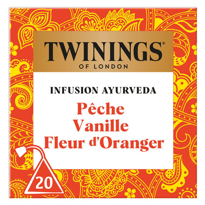 Infusion Fleur d'Oranger Pêche Vanille TWININGS 