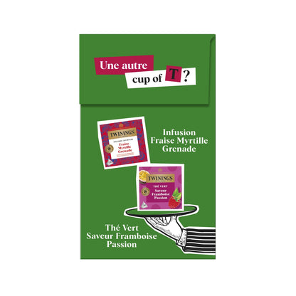 Thé Vert fraise framboise cassis TWININGS 